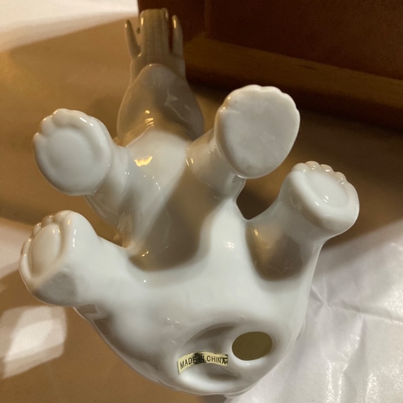 HOST PiCK Vintage Small Ceramic Elephant with Pastel Flowers - Picture 6 of 10